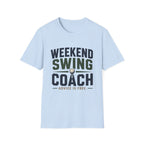 Weekend Swing Coach T‑Shirt — Golf Humor Tee ("Advice Is Free")