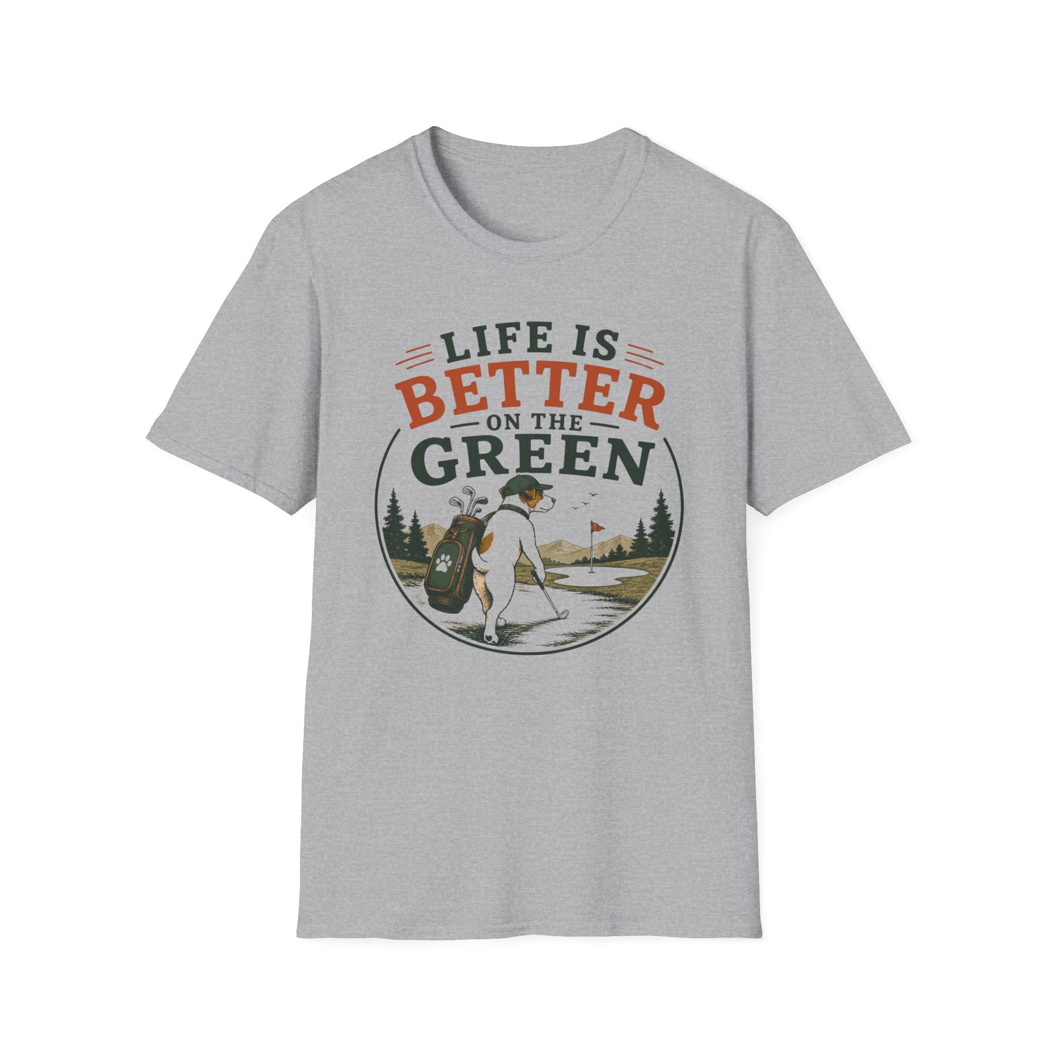 Fishing T‑Shirt — "Life Is Better on the Green" Outdoor Angler Tee
