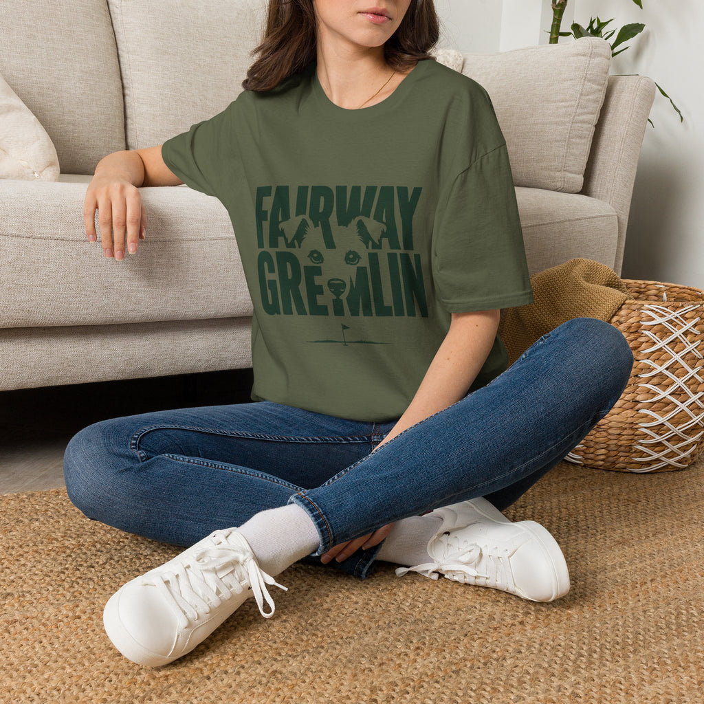 Fairway Gremlin T‑Shirt — Funny Golf Dog Graphic Tee