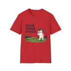 Golf Humor T-Shirt — "Playing Through My Issues" Funny Golfer Design