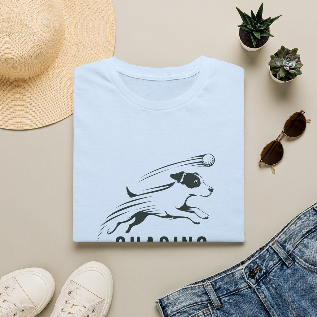 Chasing Birdies Dog Graphic T-Shirt