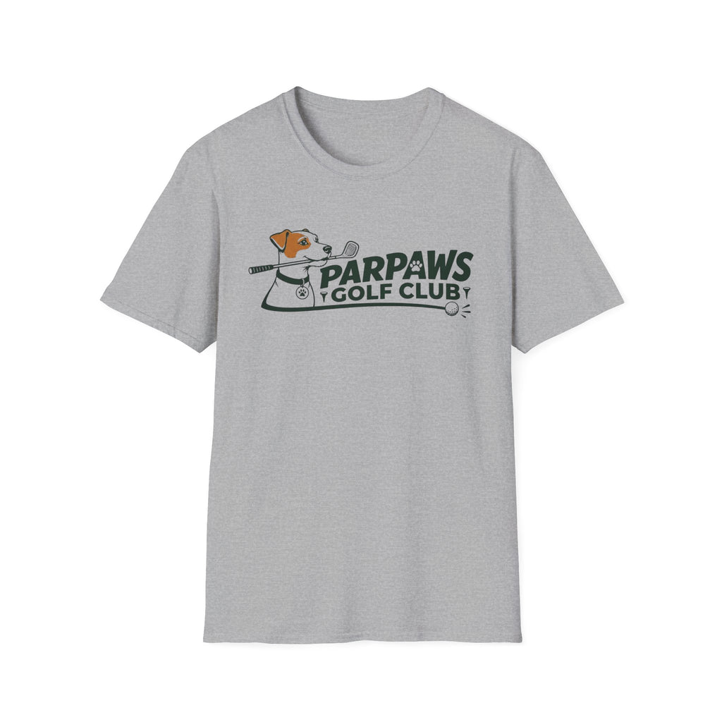 Parpaws Golf Club T-Shirt — Vintage Dog Golfer Tee