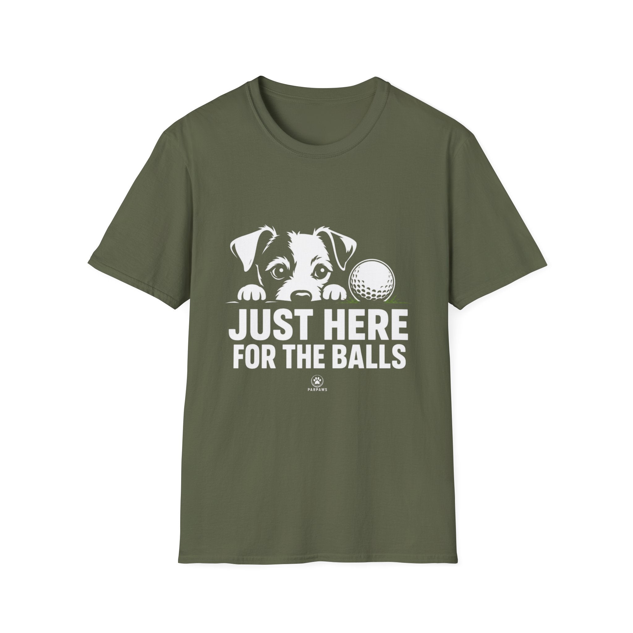 Just Here for the Balls T-Shirt - Dark Colors