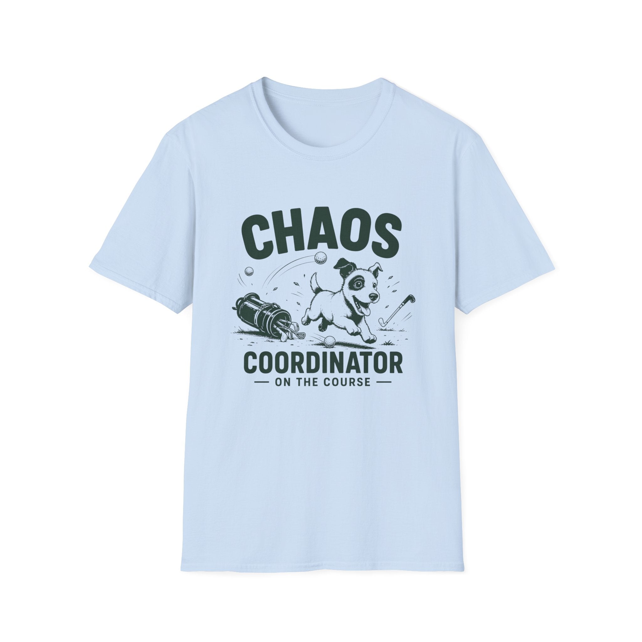 Chaos Coordinator T-Shirt — Funny Puppy Chaos Design