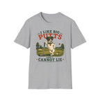 I Like Big Putts Golf T-Shirt — Funny Dog Golfing Graphic Tee