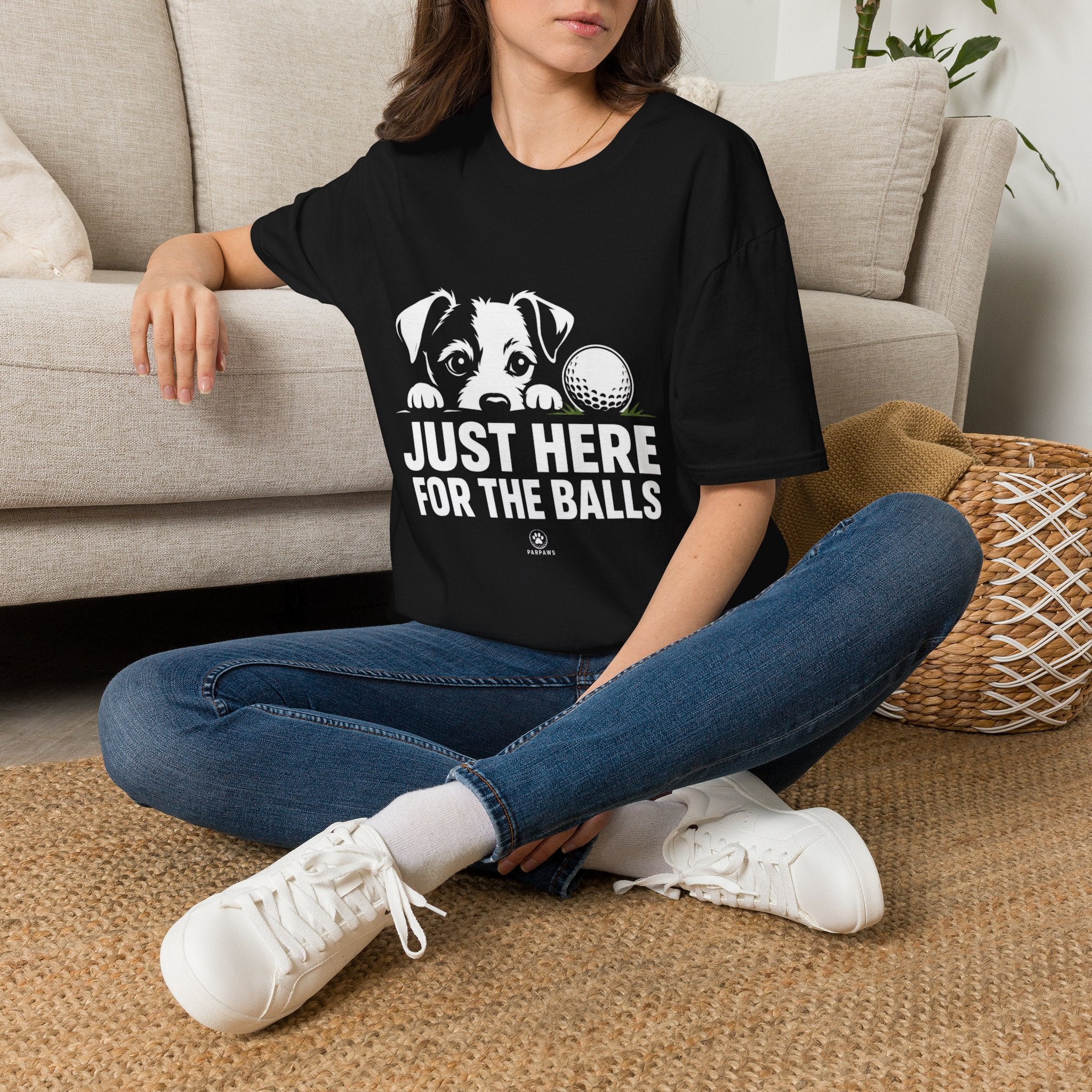 Just Here for the Balls T-Shirt - Dark Colors
