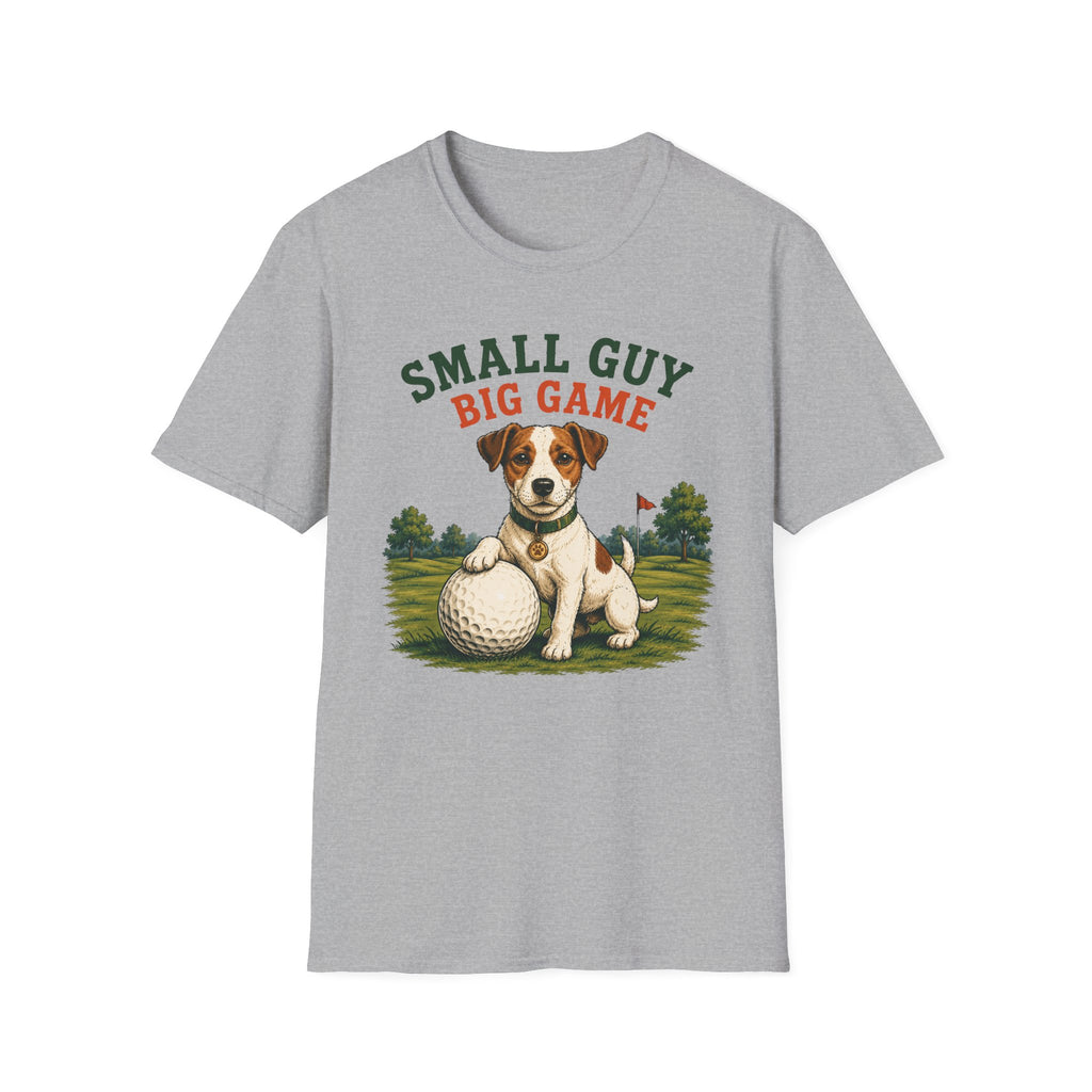 Small Guy Big Game T-Shirt — Golf Dog Graphic Tee