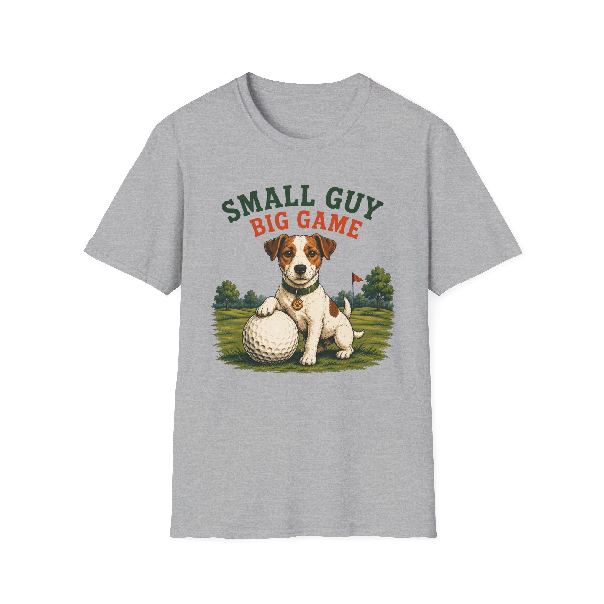 Small Guy Big Game T-Shirt — Golf Dog Graphic Tee