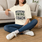Weekend Swing Coach T-Shirt — Golf Humorous Weekend Golfer Tee