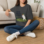 Golf Humor T-Shirt — "Playing Through My Issues" Funny Golfer Design