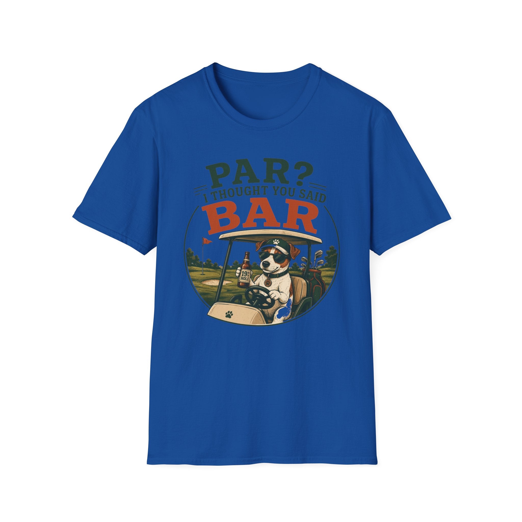 Golf Bar T-Shirt — “Par? I Thought You Said Bar” Funny Golfing Tee