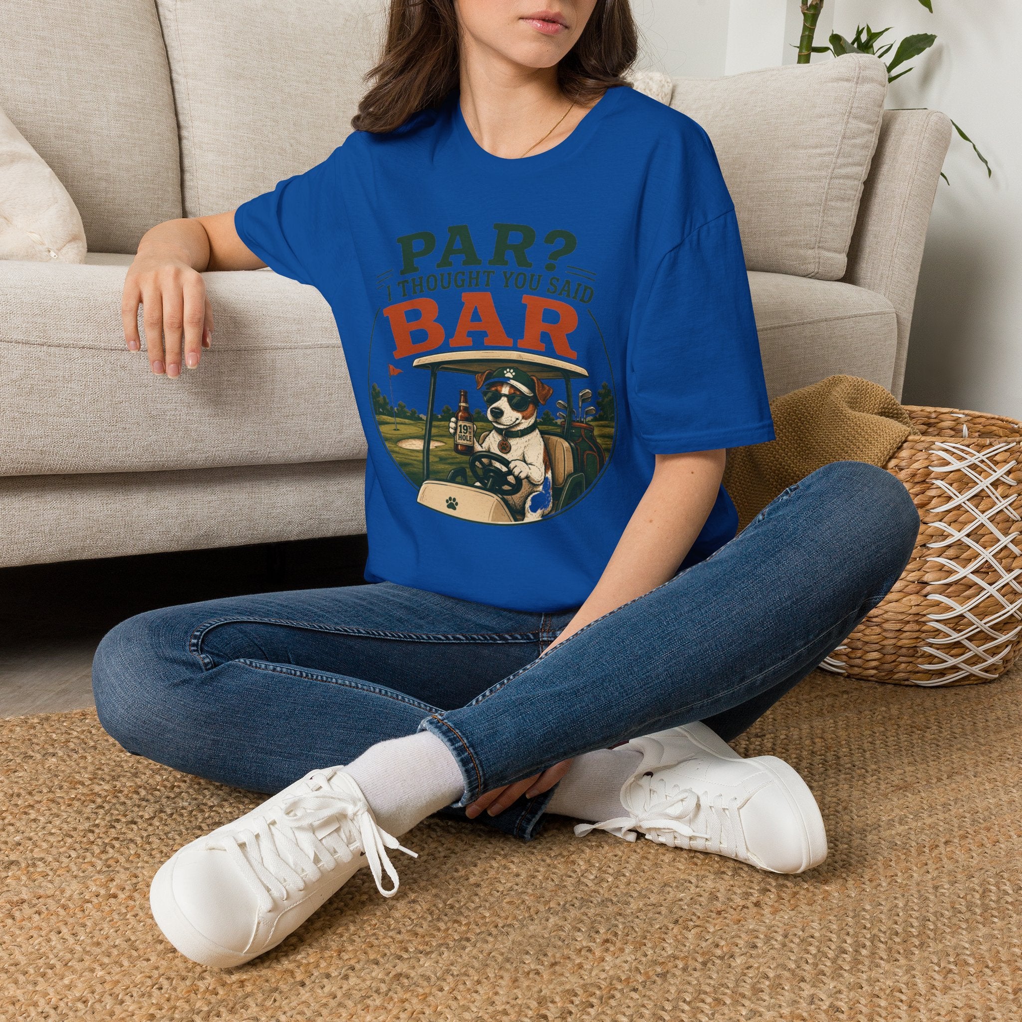 Golf Bar T-Shirt — “Par? I Thought You Said Bar” Funny Golfing Tee