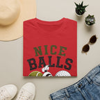 Nice Balls Graphic T‑Shirt — Funny Tennis & Golf Sports Tee