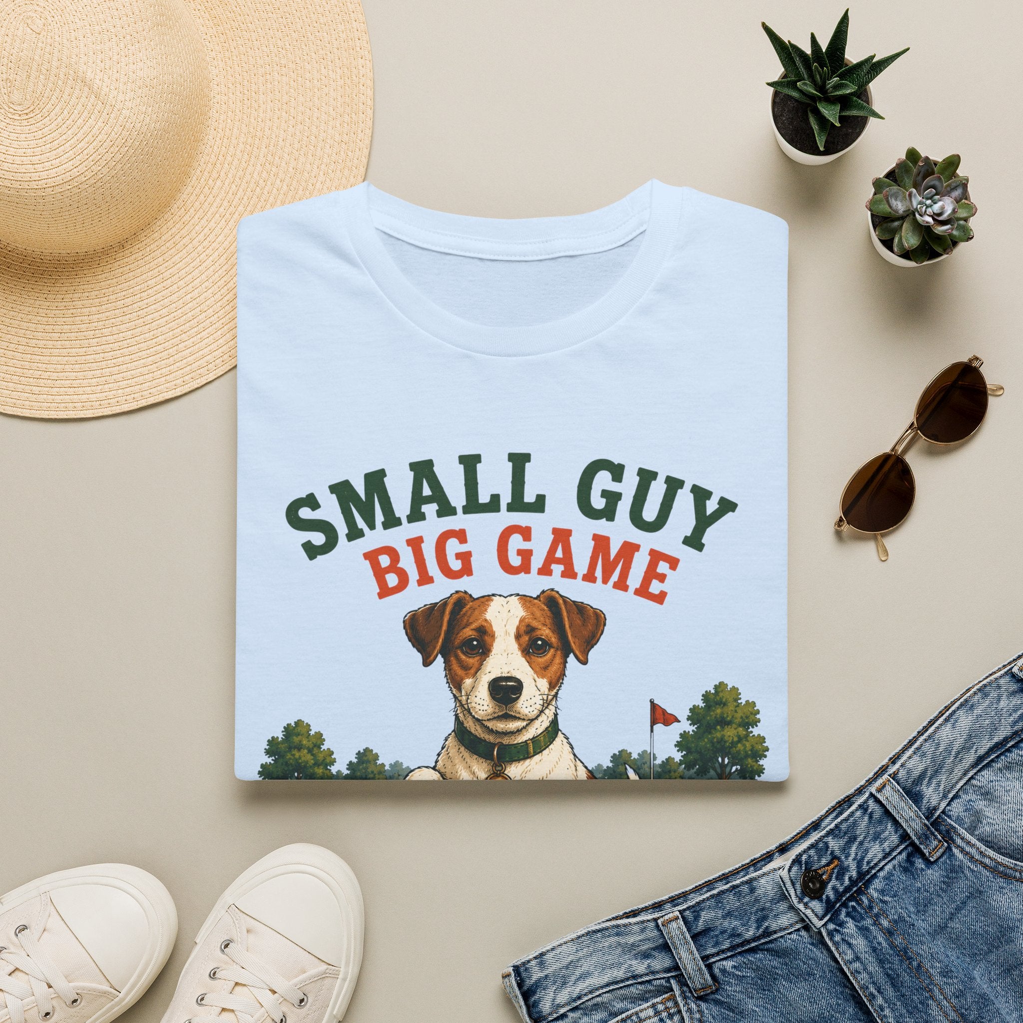 Small Guy Big Game T-Shirt — Golf Dog Graphic Tee