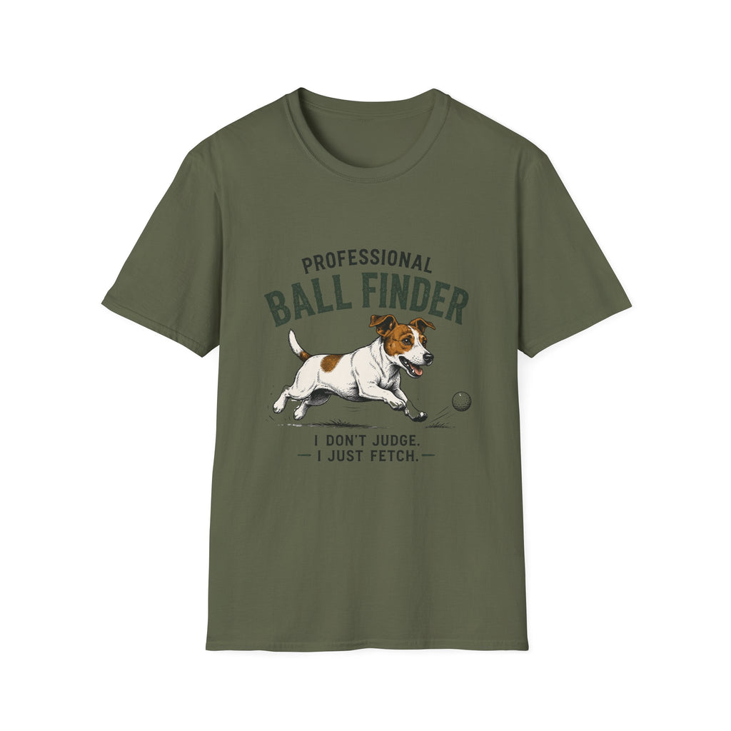 Professional Ball Finder T-Shirt — Dog Fetch Lover Tee