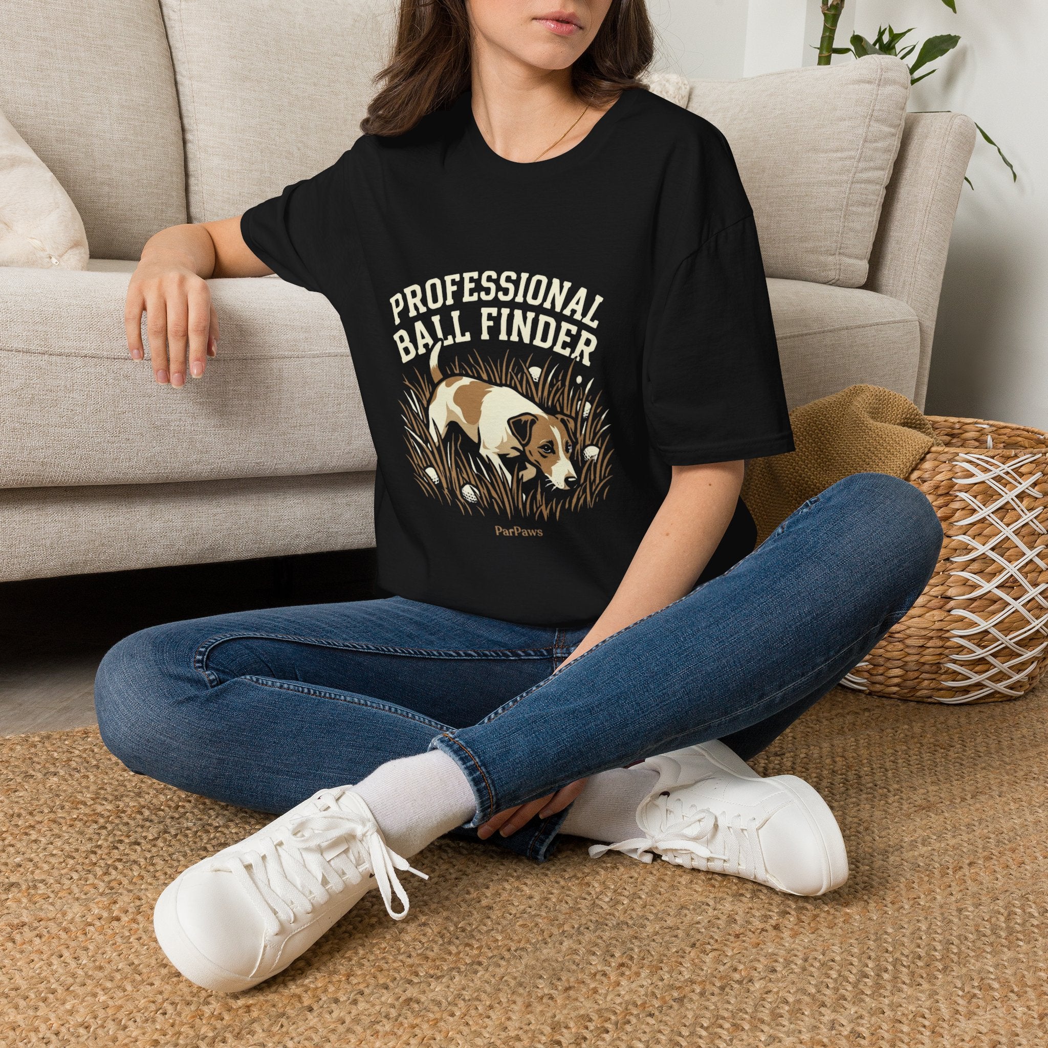 T-Shirt — Professional Ball Finder Dog Graphic Tee