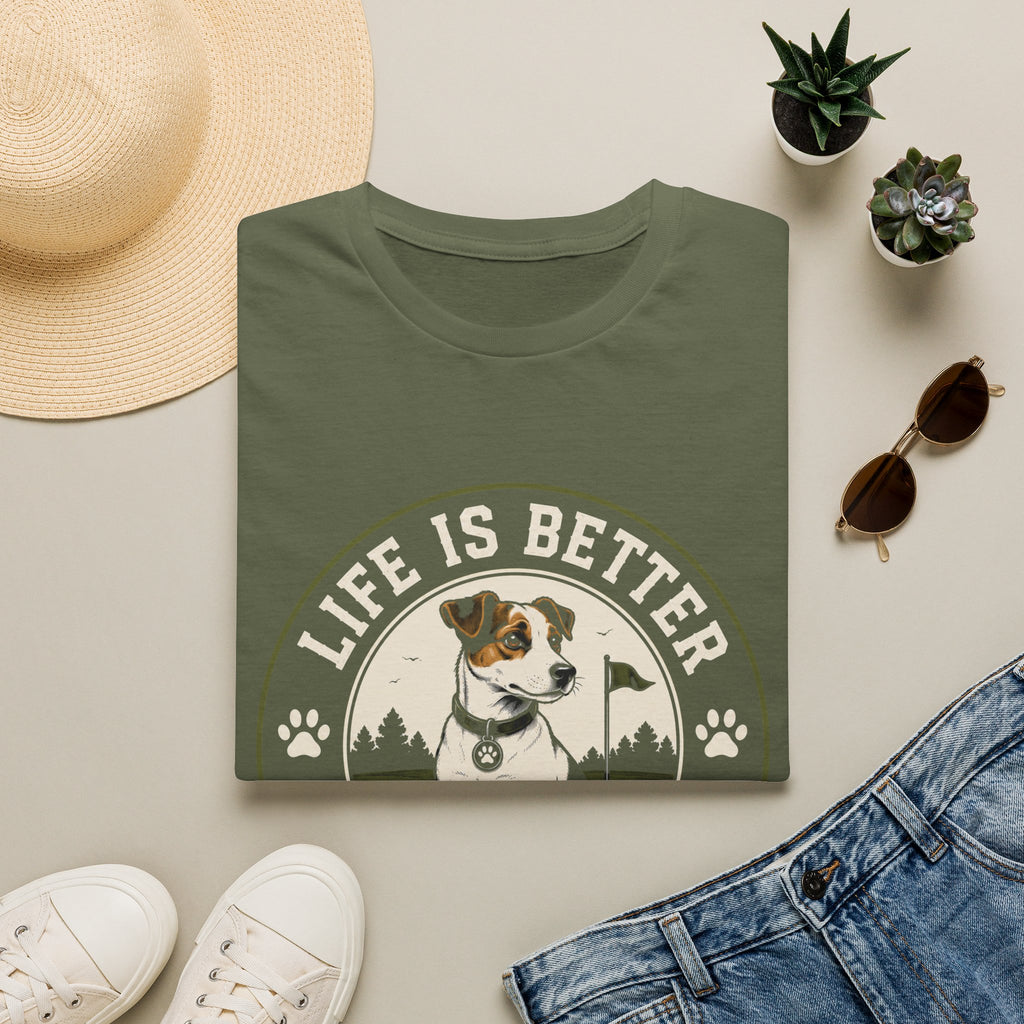 Life Is Better On The Green Dog T-Shirt