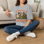 T-Shirt — My Golf Coach Has Anger Issues Vintage Golf Humor Tee