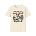 Dog Lover T-Shirt — "Best Friends Make Life" Graphic Tee