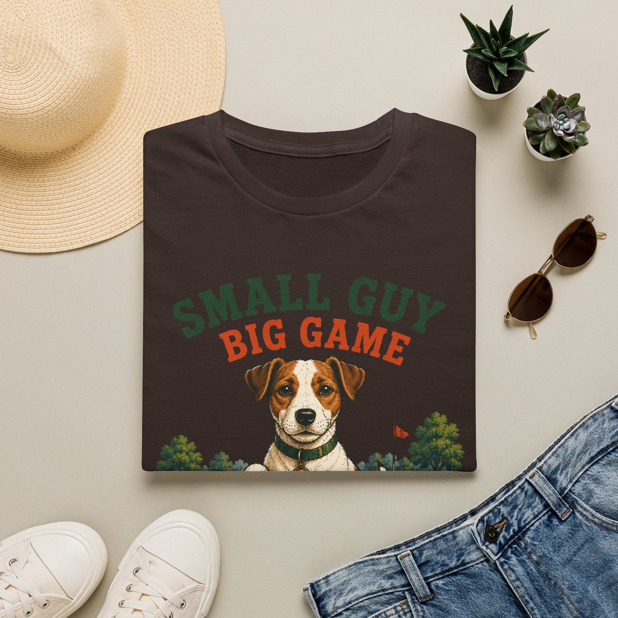 Small Guy Big Game T-Shirt — Golf Dog Graphic Tee