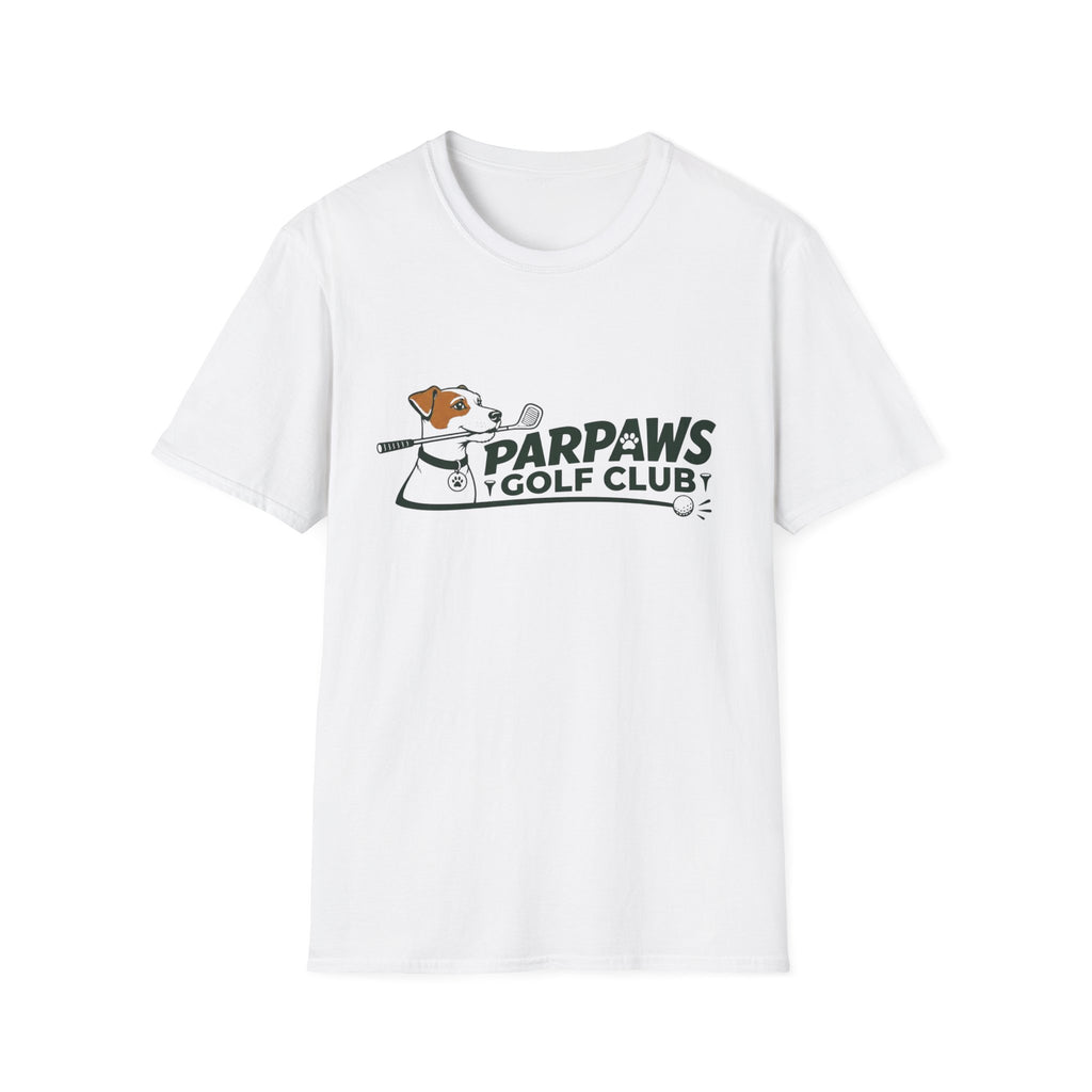 ParPaws Golf Club T-Shirt — Cute Dog Golf Graphic Tee for Golfers & Pet Lovers