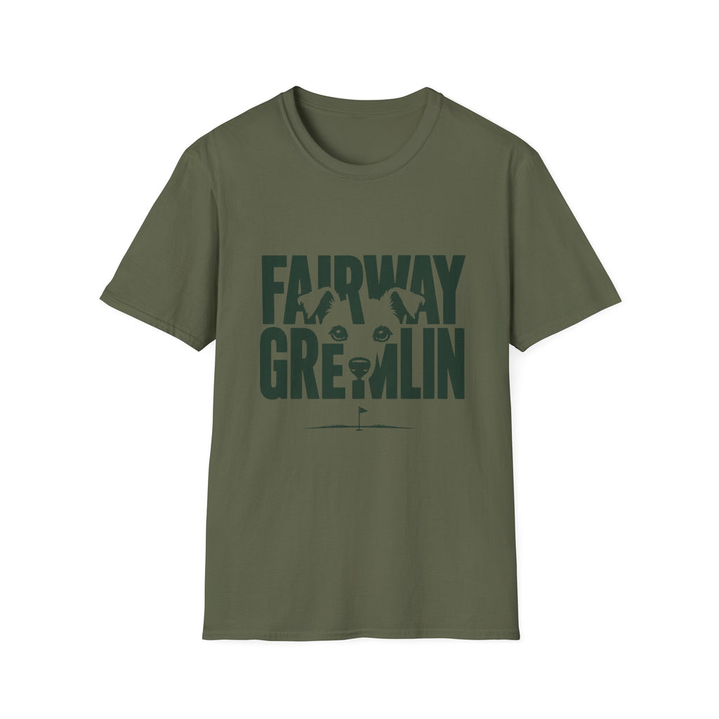Fairway Gremlin T‑Shirt — Funny Golf Dog Graphic Tee