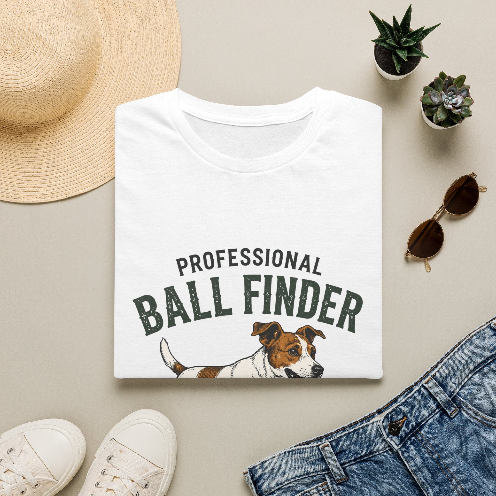 Professional Ball Finder T-Shirt — Dog Fetch Lover Tee