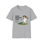 Golf Course Management Expert T-Shirt — Funny Golf Dog Design
