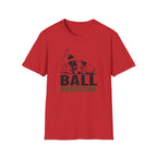 Dog Lover T‑Shirt — "Ball Obsessed" Puppy Graphic Tee