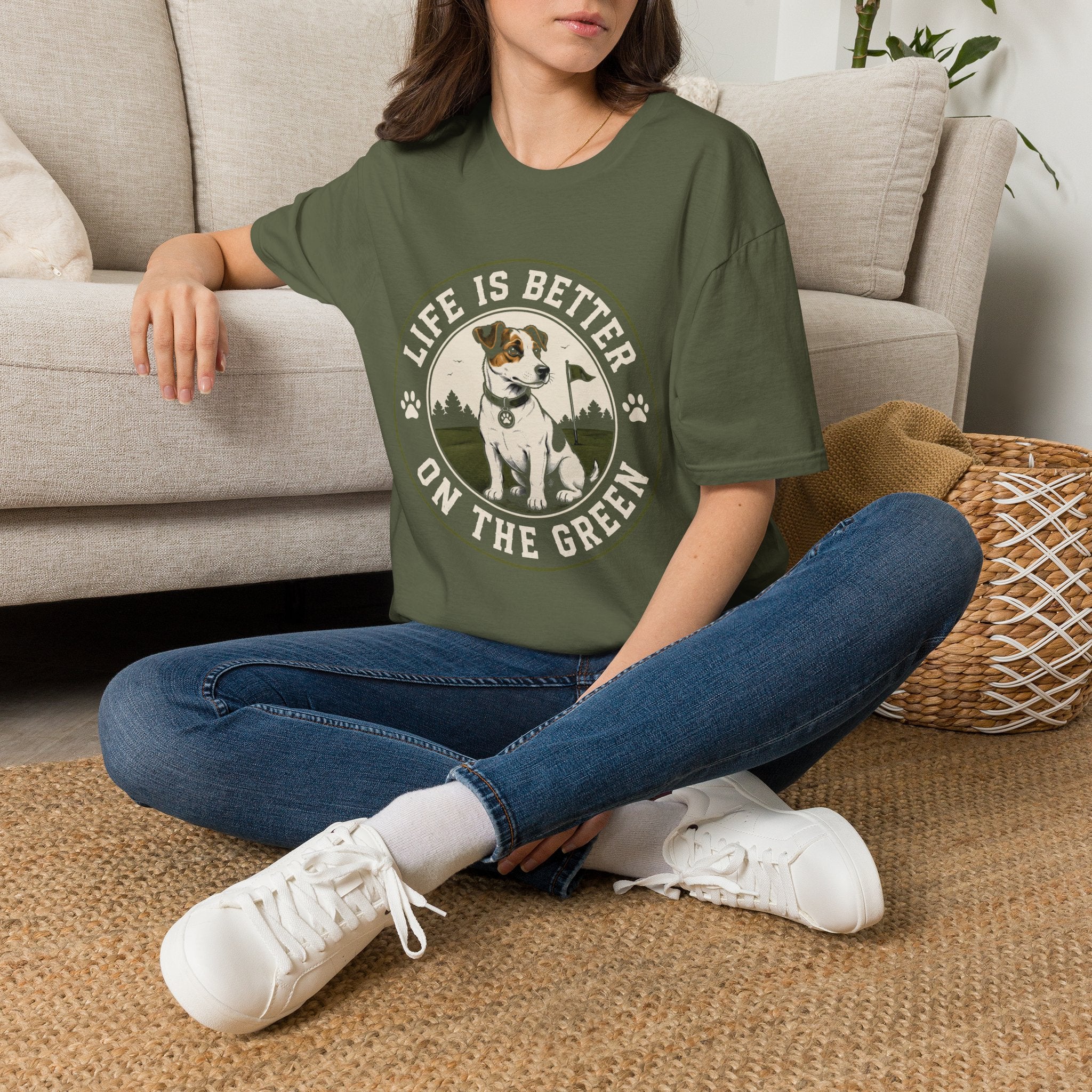 Life Is Better On The Green Dog T-Shirt