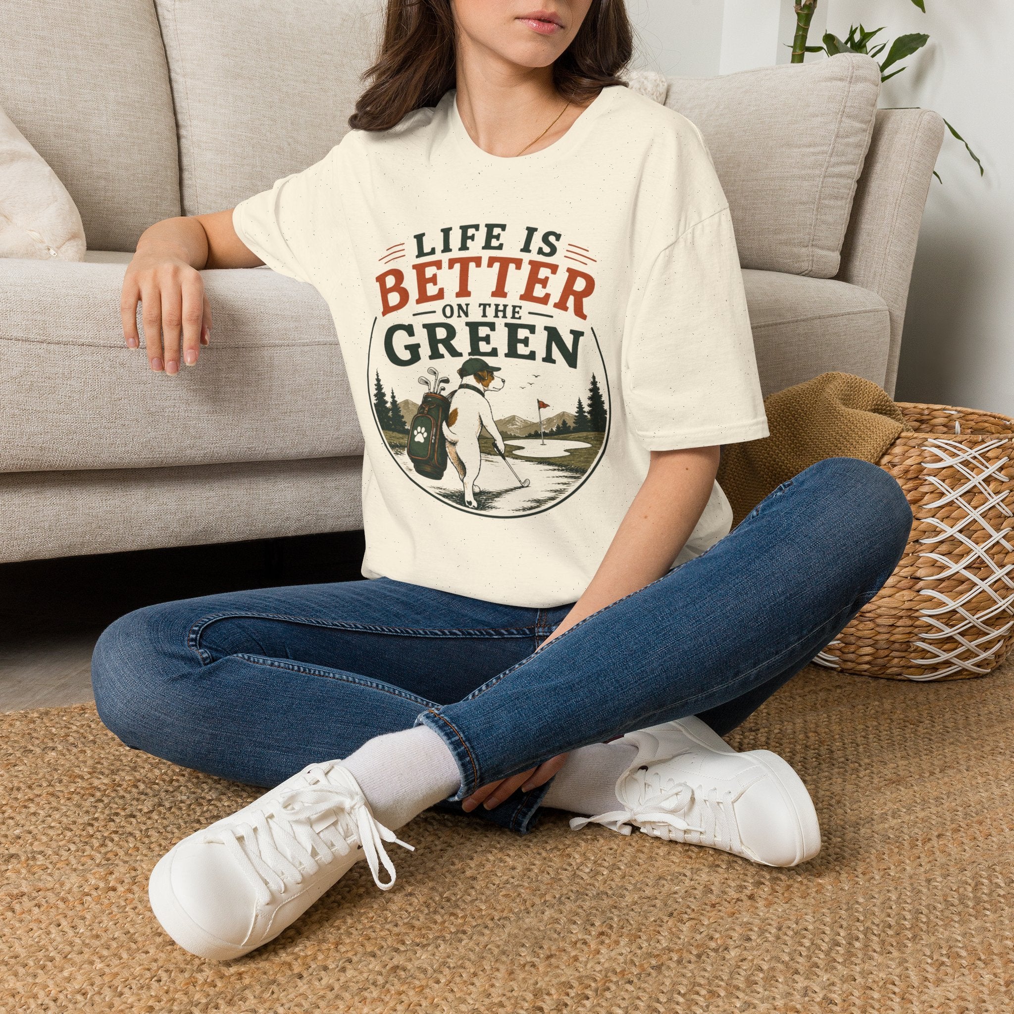 Fishing T‑Shirt — "Life Is Better on the Green" Outdoor Angler Tee