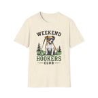 Weekend Hookers Club T-Shirt — Funny Dog Fishing Tee
