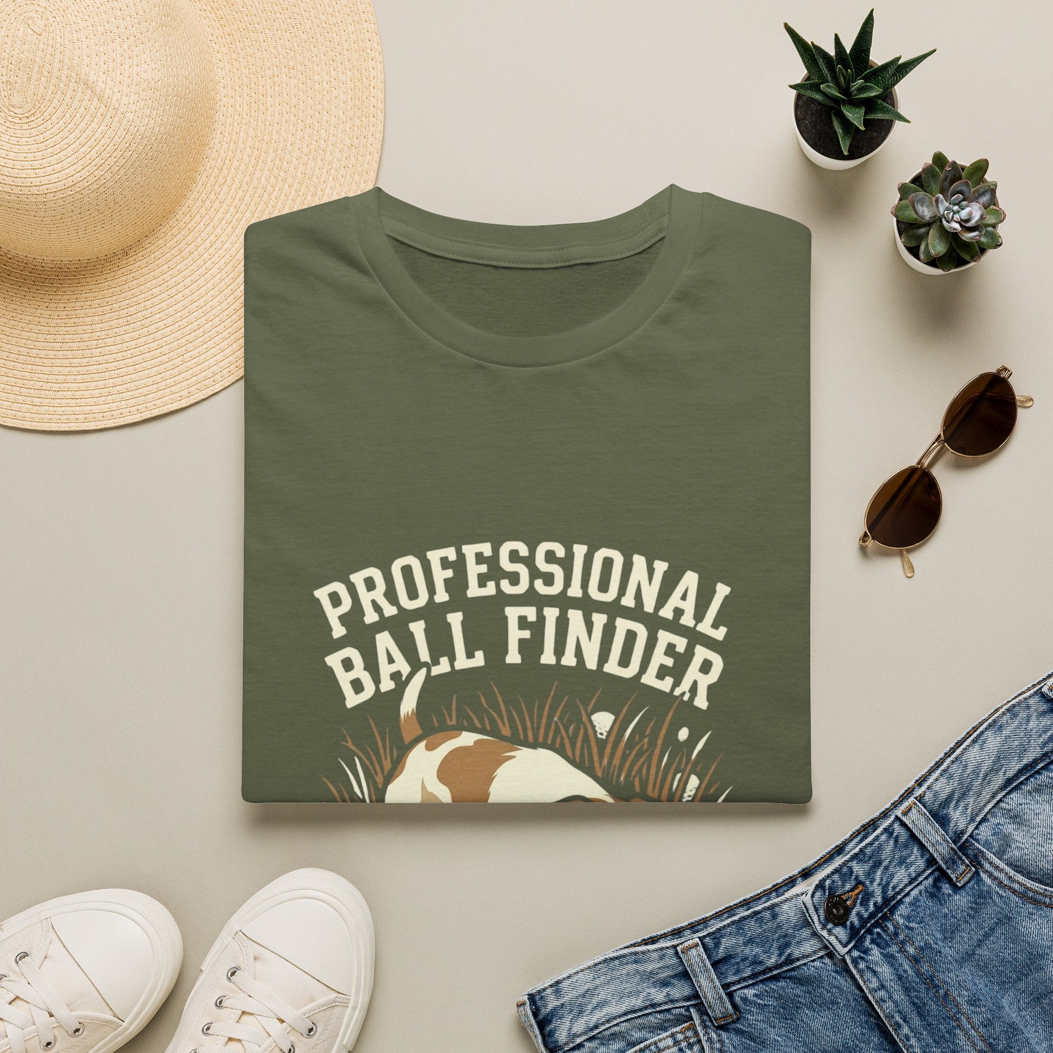 T-Shirt — Professional Ball Finder Dog Graphic Tee