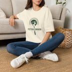 Fetch Driver T‑Shirt — Retro Tennis Ball & Dog Logo Tee