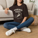 Weekend Golfer T-Shirt — “Weekend Golfer. Weekday Recovery.” Golf Cart Dog Graphic