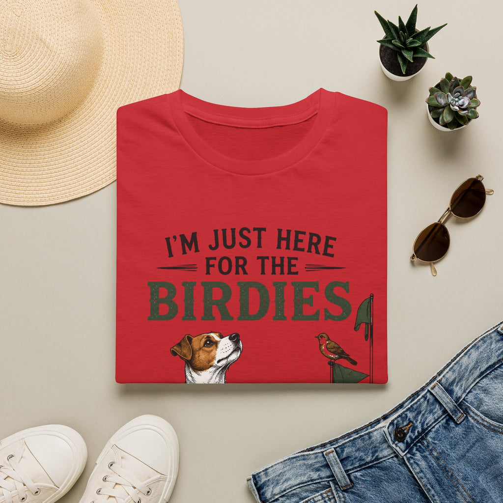 I'm Just Here for the Birdies Golf Dog T-Shirt