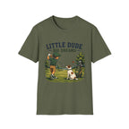 Little Dude Big Dreams T-Shirt — Kids Golf Vintage Design