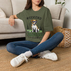 Weekend Hookers Club T-Shirt — Funny Dog Fishing Tee