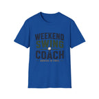 Weekend Swing Coach T‑Shirt — Golf Humor Tee ("Advice Is Free")