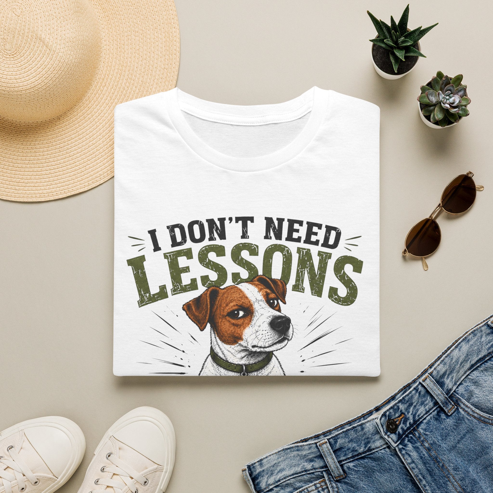 I Don’t Need Lessons I Need Miracles Jack Russell T-Shirt