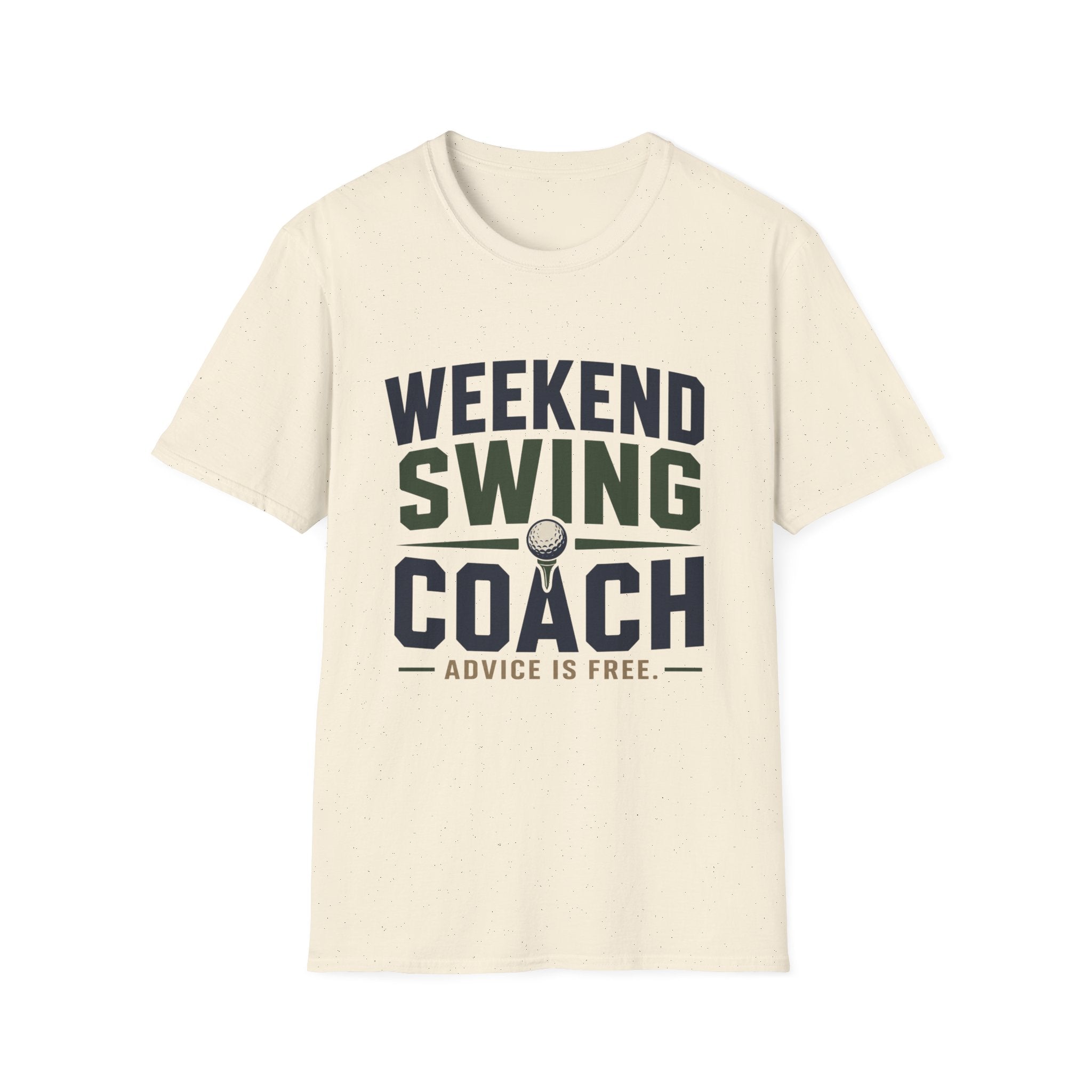 Weekend Swing Coach T‑Shirt — Golf Humor Tee ("Advice Is Free")