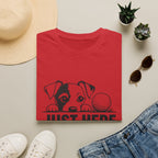 T-Shirt — "Just Here For The Balls" Puppy Golf Funny Graphic Tee