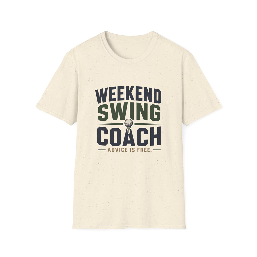 Weekend Swing Coach T-Shirt — Golf Humorous Weekend Golfer Tee
