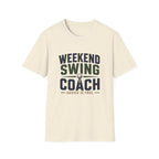 Weekend Swing Coach T-Shirt — Golf Humorous Weekend Golfer Tee