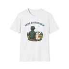 True Friendship T-Shirt — Boy and Dog Graphic
