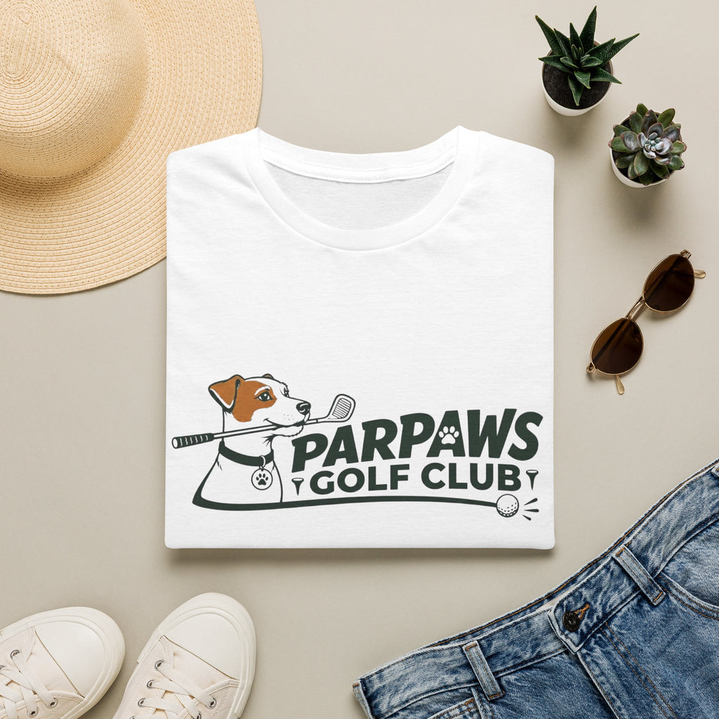 ParPaws Golf Club T-Shirt — Cute Dog Golf Graphic Tee for Golfers & Pet Lovers