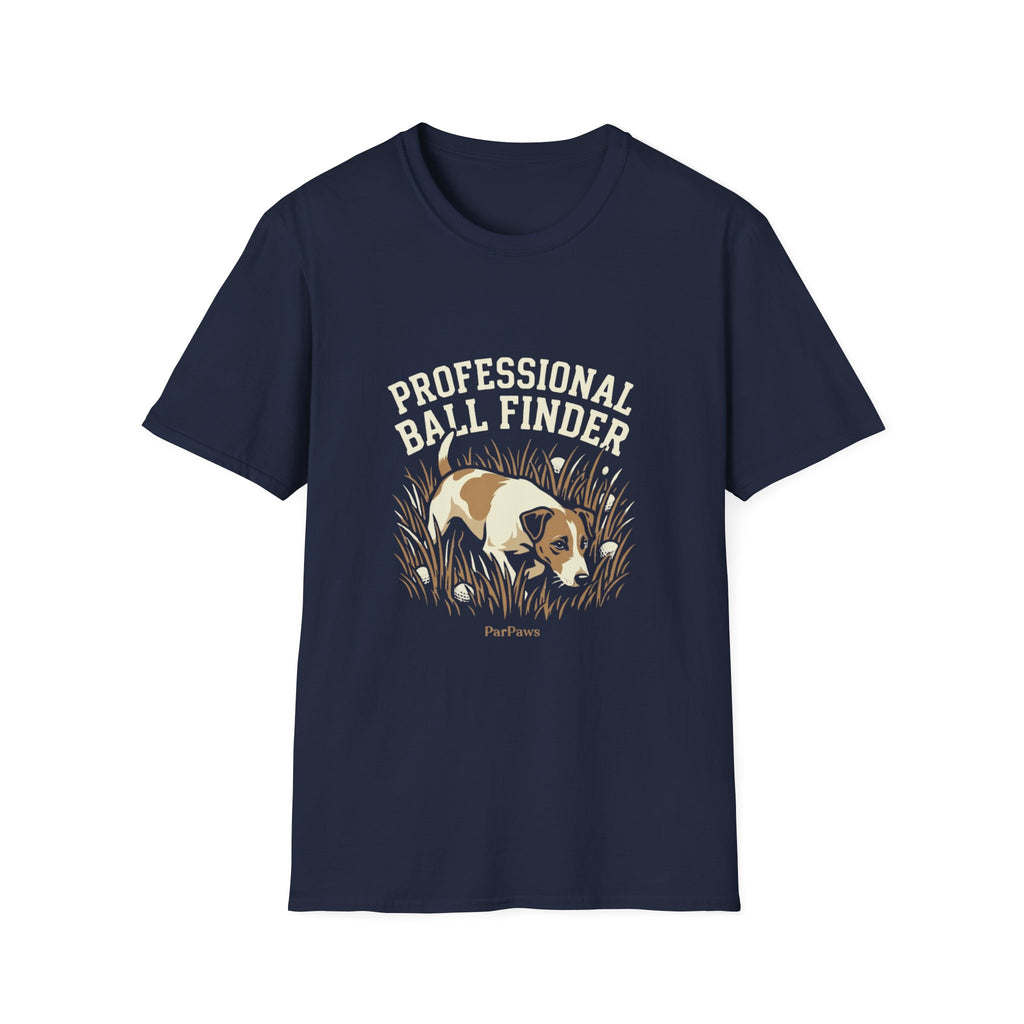 T-Shirt — Professional Ball Finder Dog Graphic Tee
