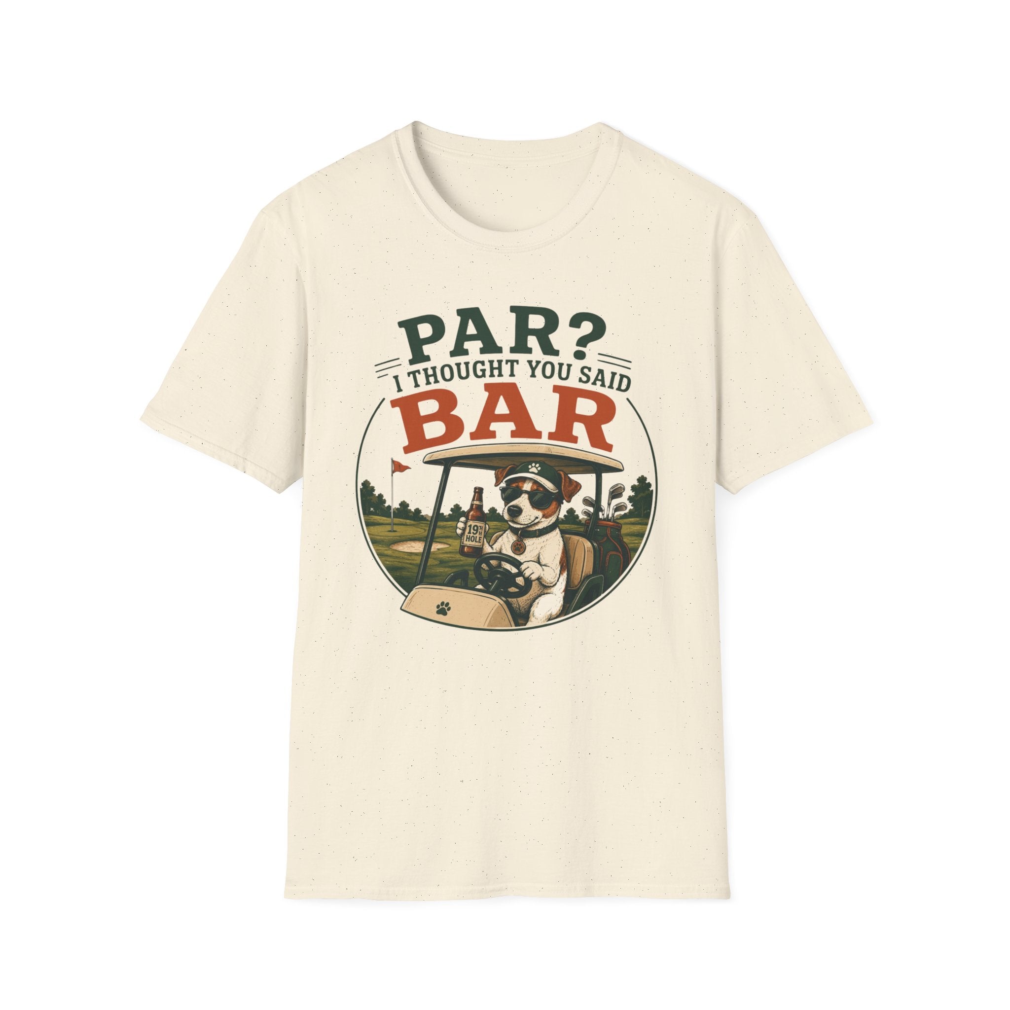 Golf Bar T-Shirt — “Par? I Thought You Said Bar” Funny Golfing Tee