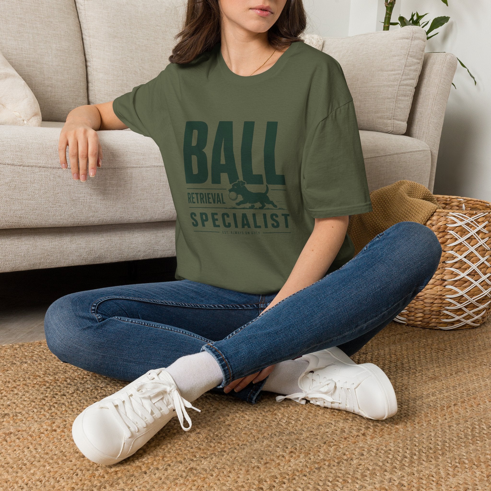 T-Shirt — "Ball Retrieval Specialist" Graphic Tee