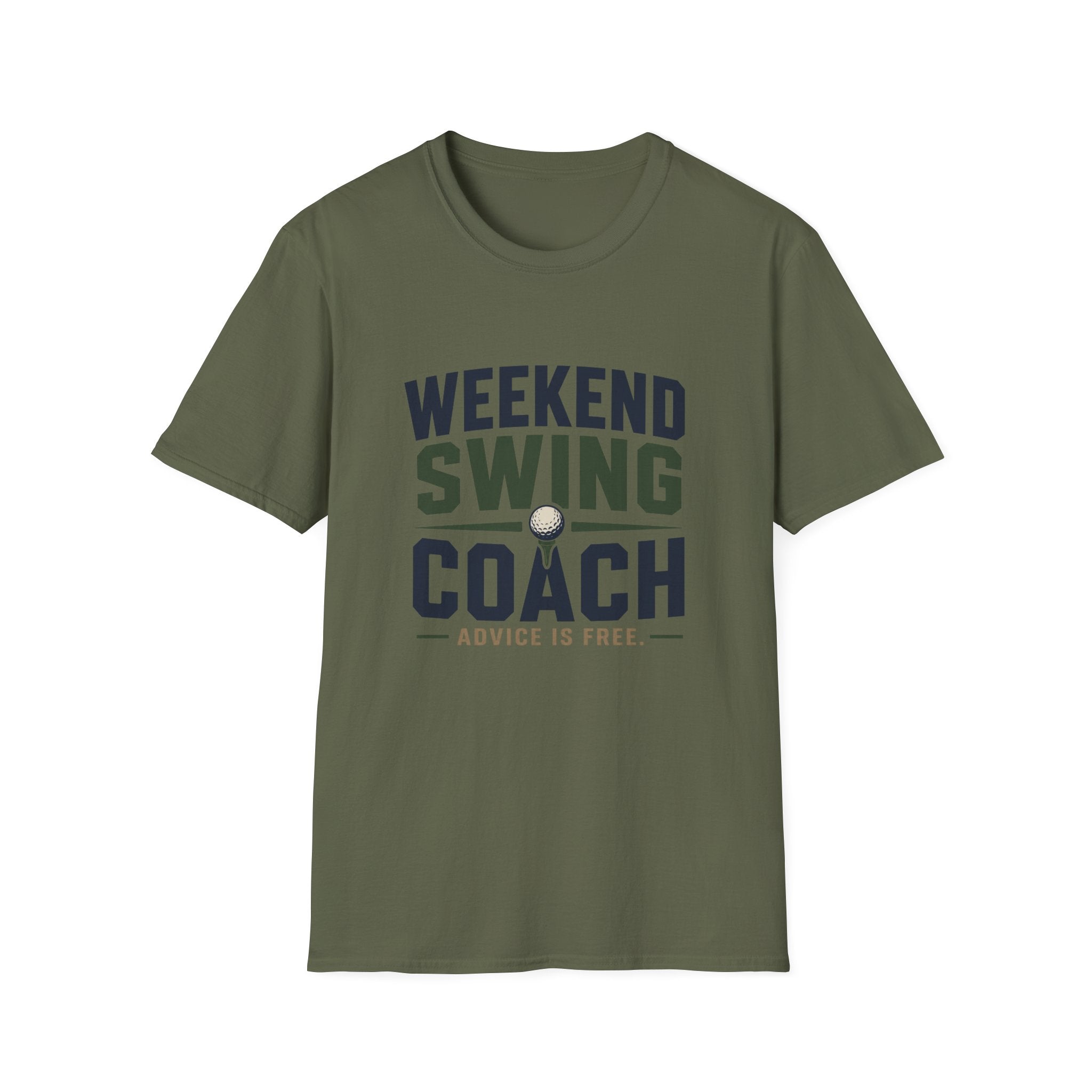 Weekend Swing Coach T-Shirt — Golf Humorous Weekend Golfer Tee